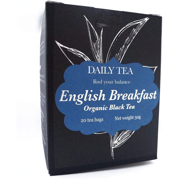 Shop Vitaliteas Organic English Breakfast Black Tea - 25 Tea Bags