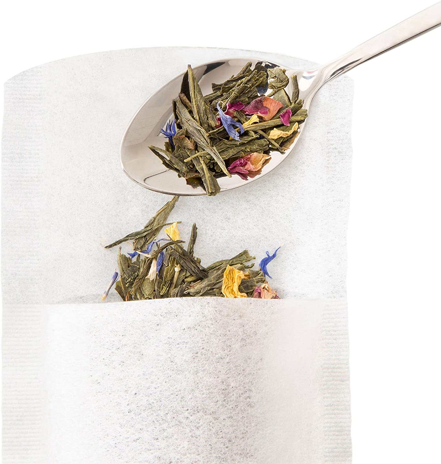 Finum Tea Filters unbleached gusseted bottom - 100 count, size L