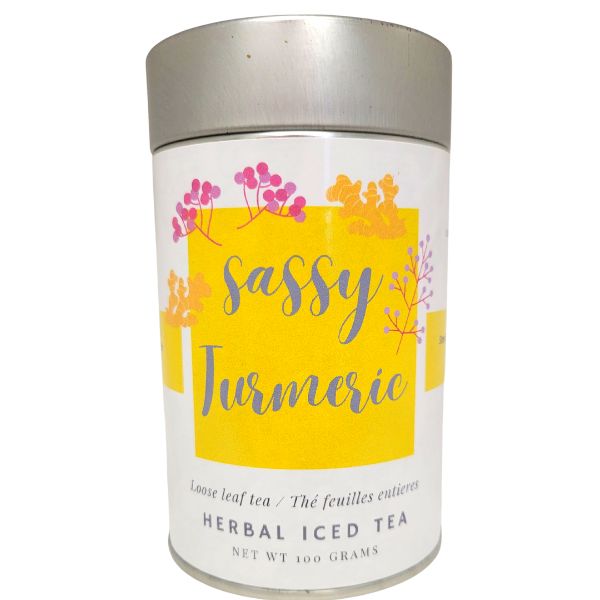 Sassy Turmeric, Organic herbal Iced tea